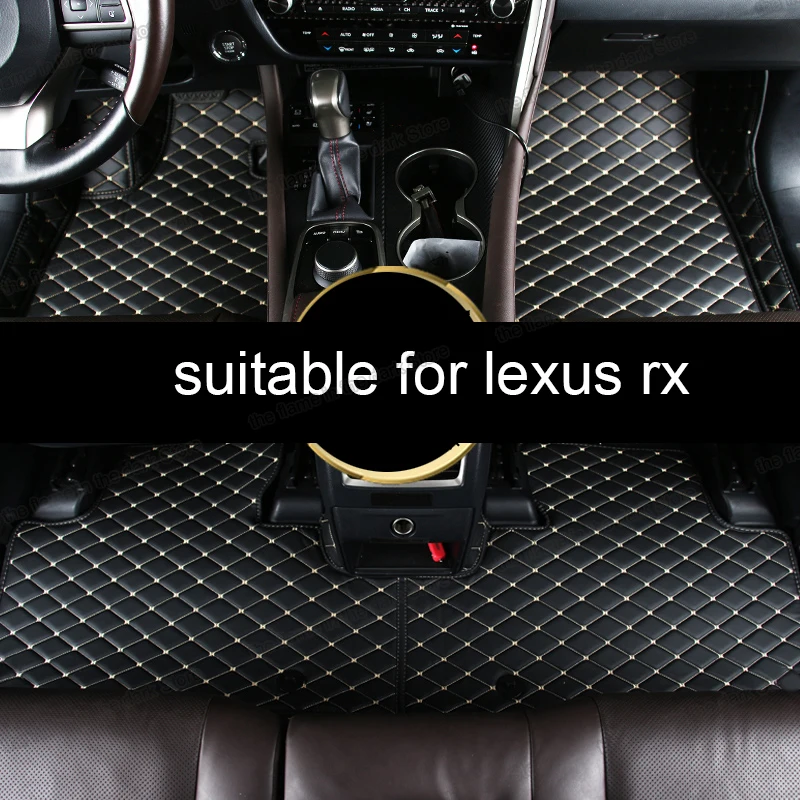 Кожаные автомобильные коврики для lexus rx rx350 rx200t rx300 rx450h 2015 2016 2017 2018 2019 2020 2021 коврик