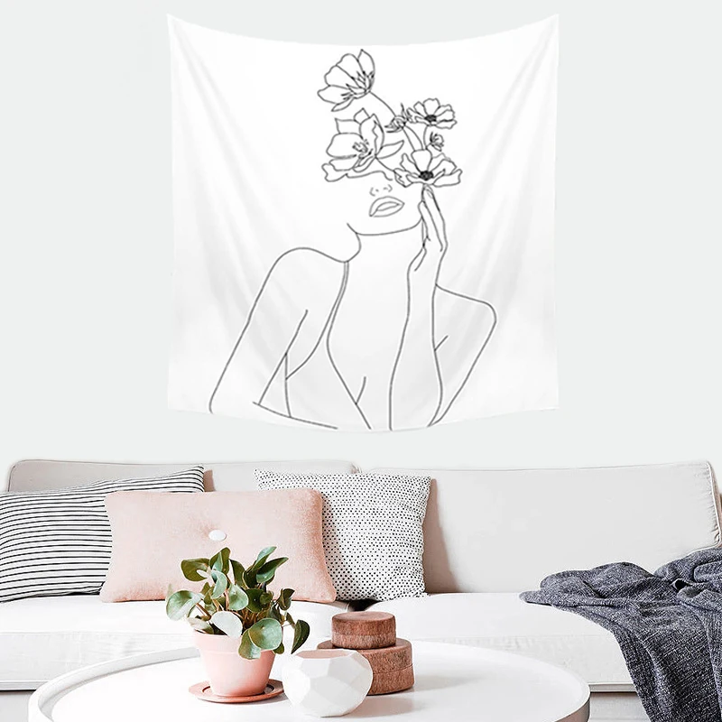 Настенный Гобелен из ткани подвесной хиппи гобелен с рисунком мандалы|Гобелен| |