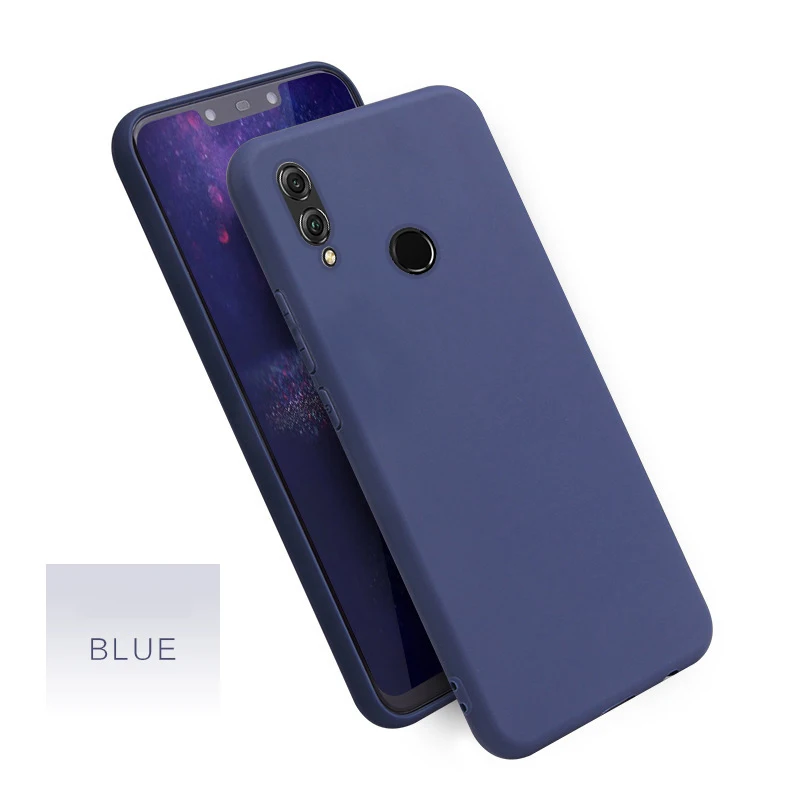 Чехол конфетного цвета для huawei mate 30 20X5G P20 P30 Pro Lite Y6 Y7 Pro Y9 P Smart Z Honor 20 10i 8x 9x Pro 9 Lite чехол Coque - Цвет: Navy