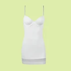 Платье-комбинация женское на косточках, пикантное черное комбинированное нижнее белье, комбинированное платье-комбинация