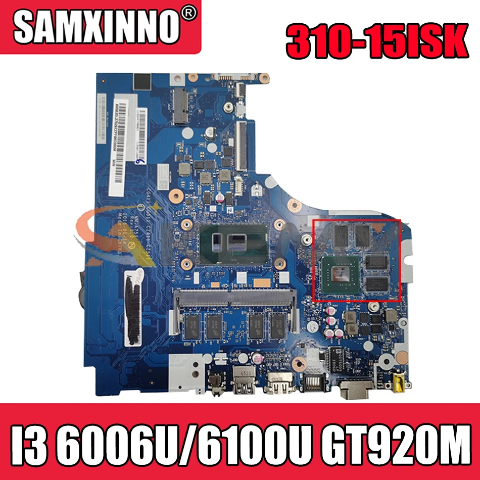 

Akemy для Lenovo 310-15ISK 510-15ISK ноутбук материнская плата NM-A751 процессор I3 6006U 6100U GPU GT920M 940 м тестирование 100%