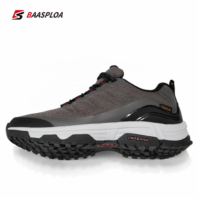 Baasploa 2021 Women's Hiking Shoes Waterproof Anti-Slip Outdoor Climbing Trekking Sneakers Camping Walking Black | Спорт и