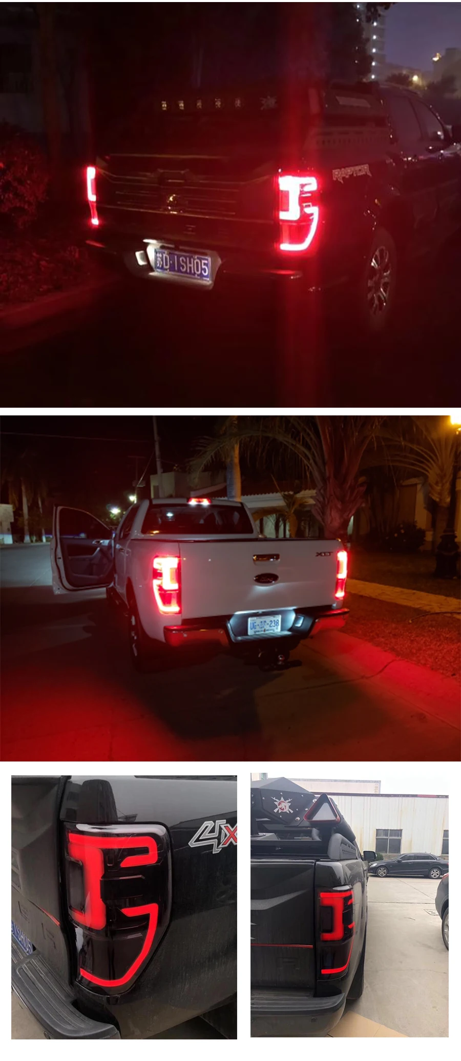 Светодиодный задний фонарь чехол для Ford Ranger 2012-2019New Ranger светодиодные задние фары светодиодный указатель поворота светодиодный тормоз