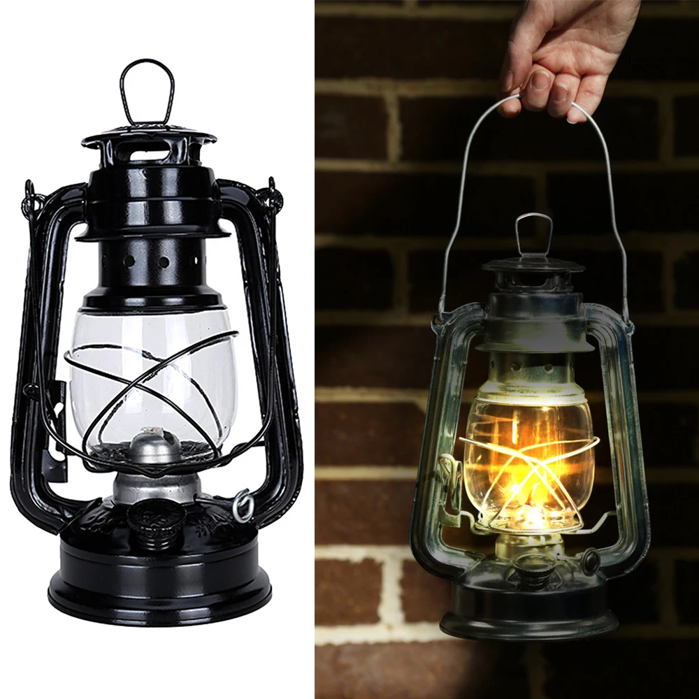 Металлический светильник для кемпинга портативный керосиновая лампа Ретро