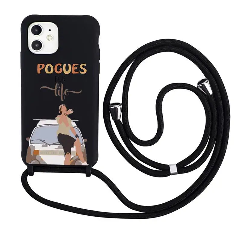 

Outer Banks - Livin' The Pogue Life 2 Phone Case Necklace Lanyard for iPhone 12 11 8 7 se 2020 mini pro X XS XR MAX Plus