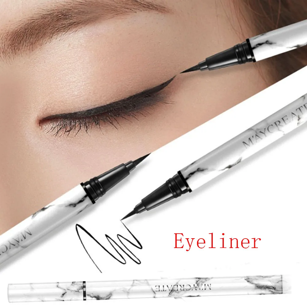1 шт. мраморная подводка для глаз начинающих цвет макияж длительный