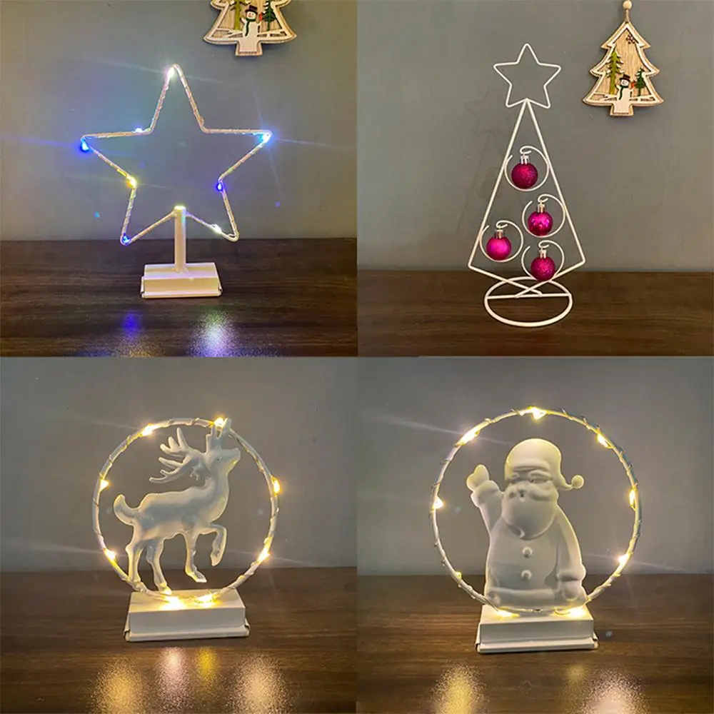 

Decorative Light Snowman Christmas Tree Lighting Romantic Christmas Led Light Christmas Decoration Santa Claus Indoor Durable