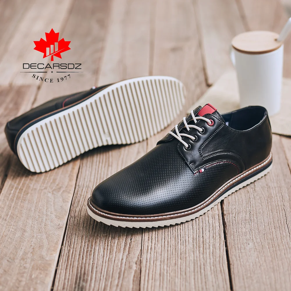 Мужские повседневные туфли мужские модные на шнуровке весна-осень 2022 удобная
