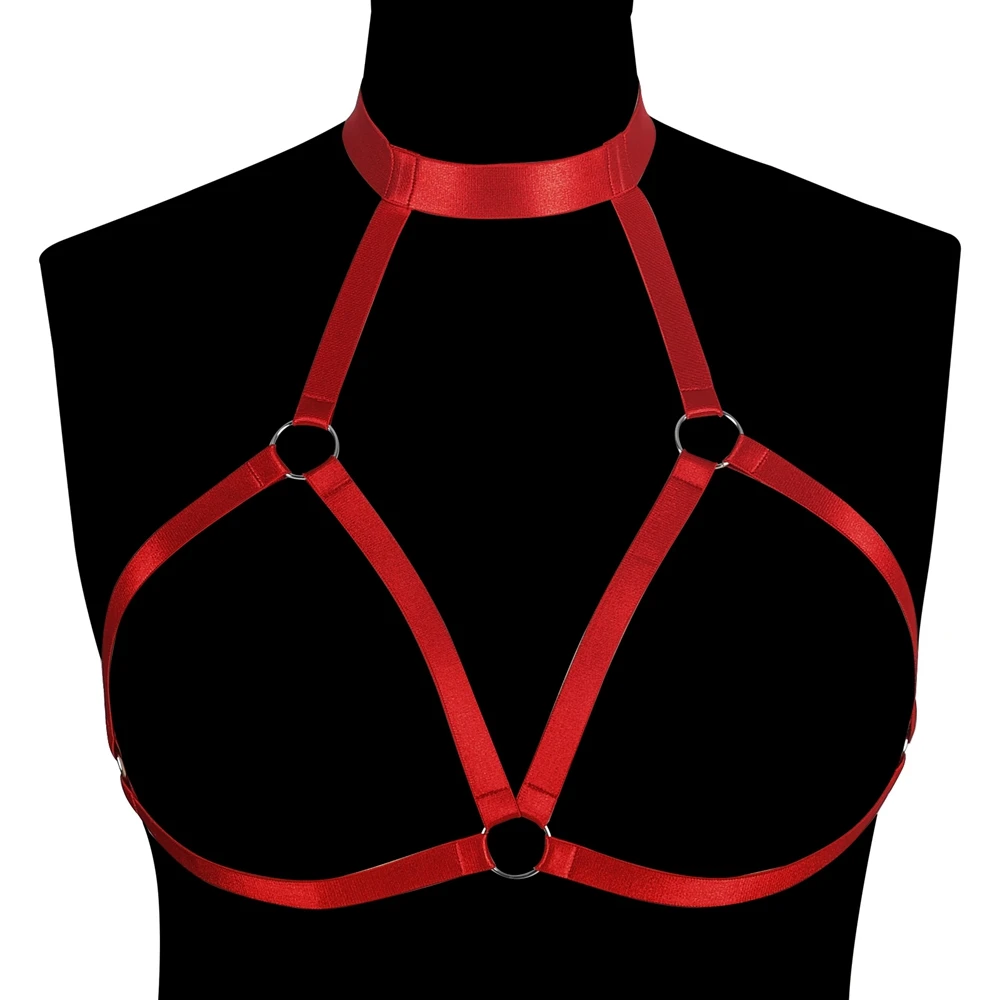 Готическая одежда женское нижнее белье чулки ремни с бретельками в виде