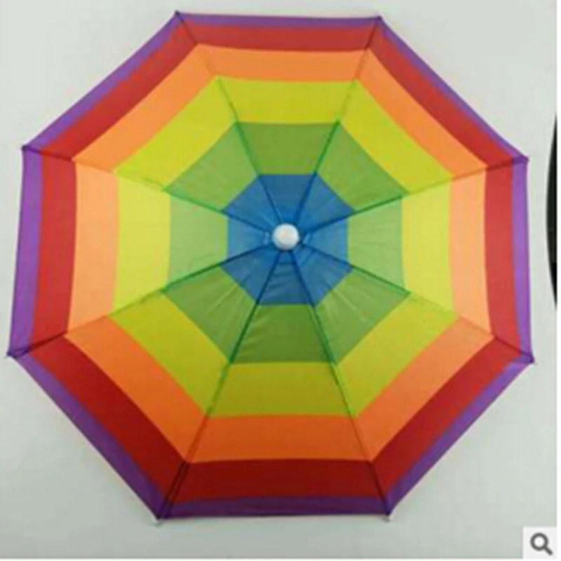 Portable Head Umbrella Hat Foldable Rain Gear Fishing Anti-Rain Anti-Sun Adults Children Outdoor Sports Cap 2023 |