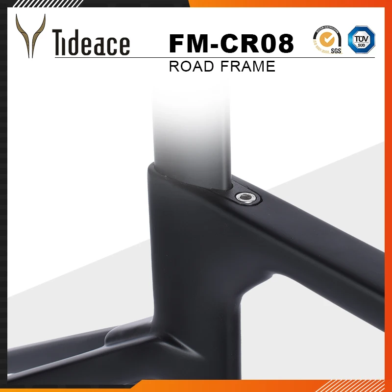 Pаспродажа Высококачественный дисковый тормоз Φ Max 28C шины T1000 полностью из углеродного волокна Рама для дорожного велосипеда со встроенным рулем