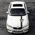 Виниловая наклейка на крышку капота автомобиля с длинными полосками, стильные Стильные наклейки для тюнинга автомобиля сделай сам