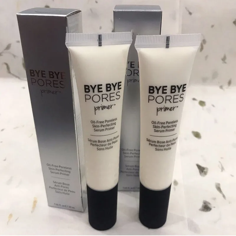 12pcs/lot Primer Cream bye bye pores primer oil free poreless skin perfecting serum primer Moisturizing Makeup