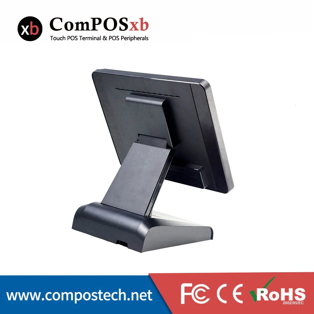 Недорогой 15-дюймовый все в одном сенсорный экран Pos Pc кассовый аппарат терминал