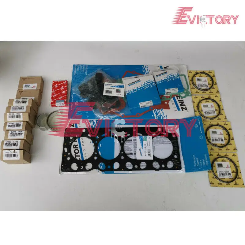 

D5D D5E Piston ring + engine compdlete gasket and crankshaft & con rod bearing