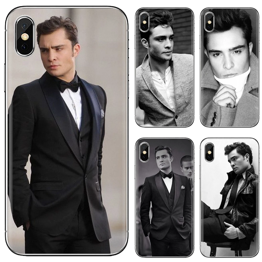 

For iPhone iPod Touch 11 12 Pro 4 4S 5 5S SE 5C 6 6S 7 8 X XR XS Plus Max 2020 Soft TPU Case Gossip Girl Ed Westwick Chuck Bass
