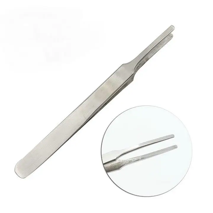 3pcs/set Thicken Stainless Steel medical Tweezers for Laboratory/repair tool etc