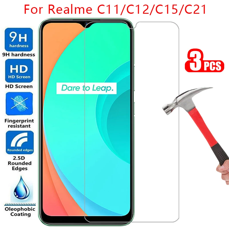 

protective tempered glass for realme c15 c11 c21 c12 screen protector on realmi c 15 11 21 12 15c 11c film realmec15 realmec11