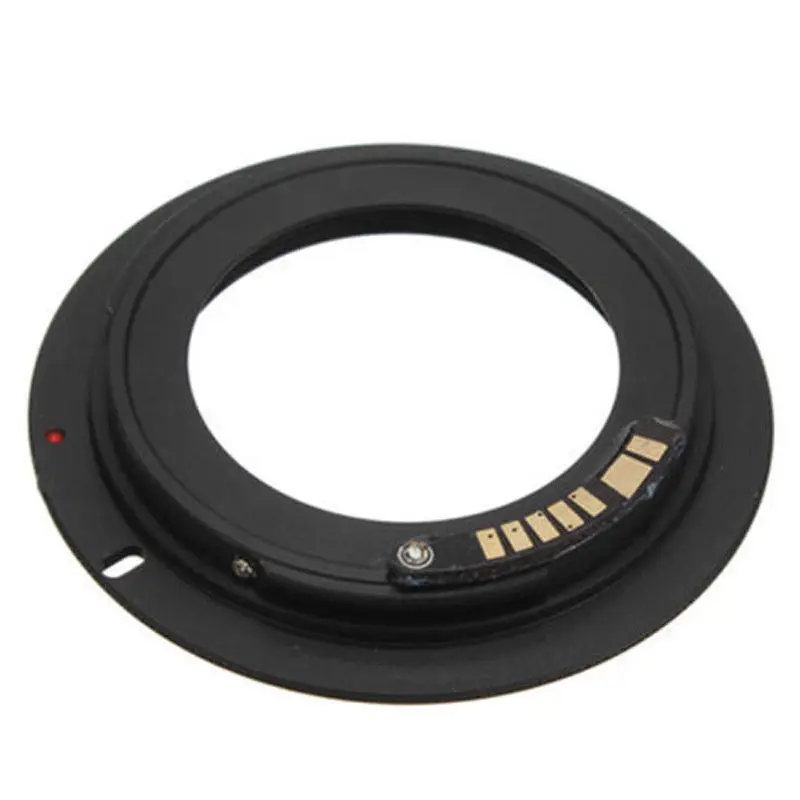 Новый высококачественный адаптер для объектива Черный M42 чипов Canon EOS EF Адаптер