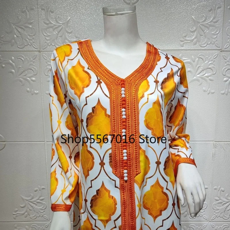 Мусульманское женское абайя пакистанское платье Дубаи богемный кафтан