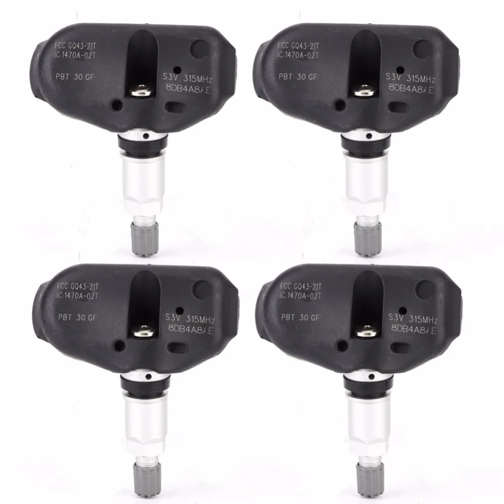4 шт. автомобильный TPMS датчик давления в шинах для Honda Pilot Odyssey Acura TL MDX RL