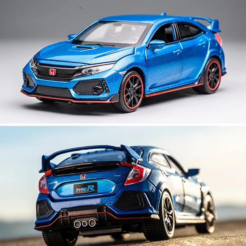 

1:32 Honda Civic Alloy Car Model Sound And Light Simulation Metal Die-cast Children Car Toy High Quality Diecasts & Toy Vehicles
