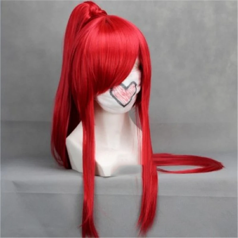 

Парики для косплея Gurrenlagann-yoko, красный длинный прямой хвост, для женвечерние костюма аниме на Хэллоуин