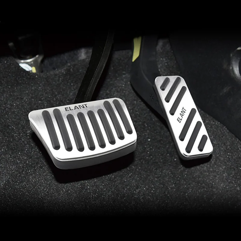

Aluminum alloy brake and accelerator pedal cover, clutch pedal modification decoration for Hyundai elantra 2021 pedals