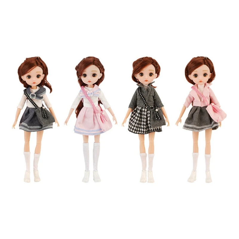 

11 шарнирных кукол Adollya для девочек, 1/6 шарнирная кукла, полный комплект женского тела, аксессуары с одеждой, юбкой, обувью, обувью, игрушками д...