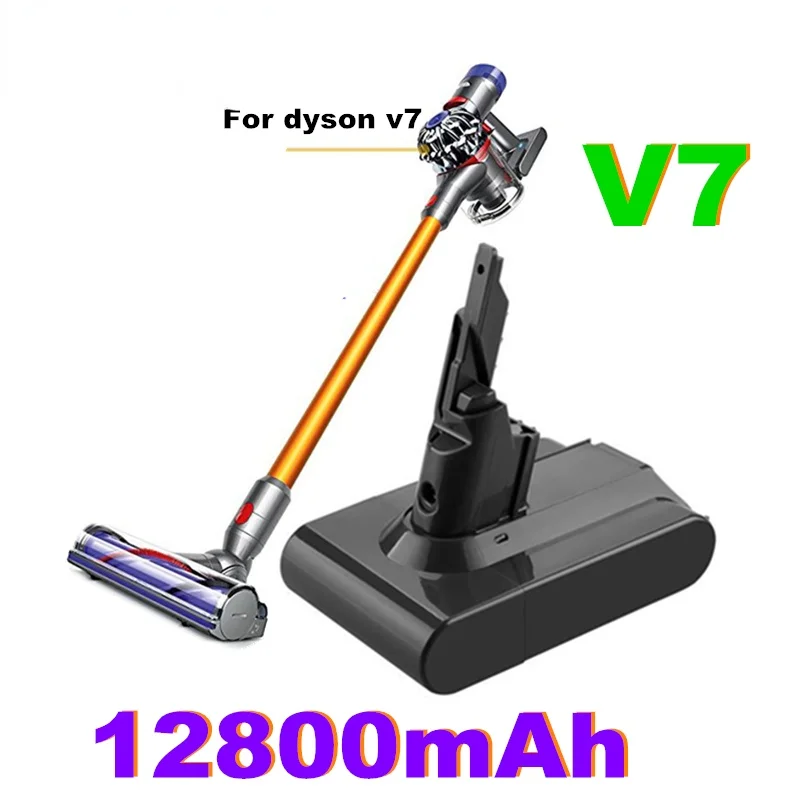 

Оригинальный литий-ионный аккумулятор 21,6 в 12800 мАч V7 Ач для пылесоса Dyson V7 Absolute V7, Сменный аккумулятор для электроинструментов