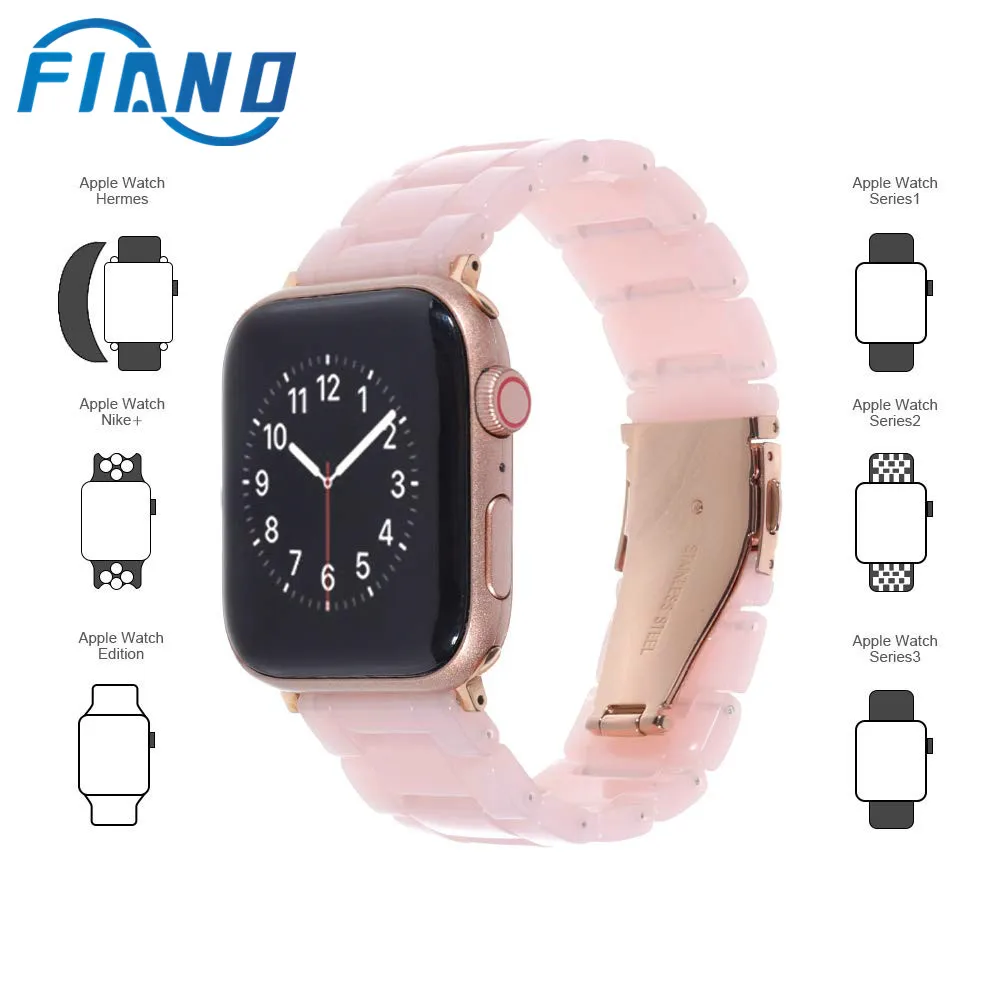 Ремешок полимерный для Apple iWatch Series 6 5 4 3 2 1 38 мм 40 водонепроницаемый браслет с