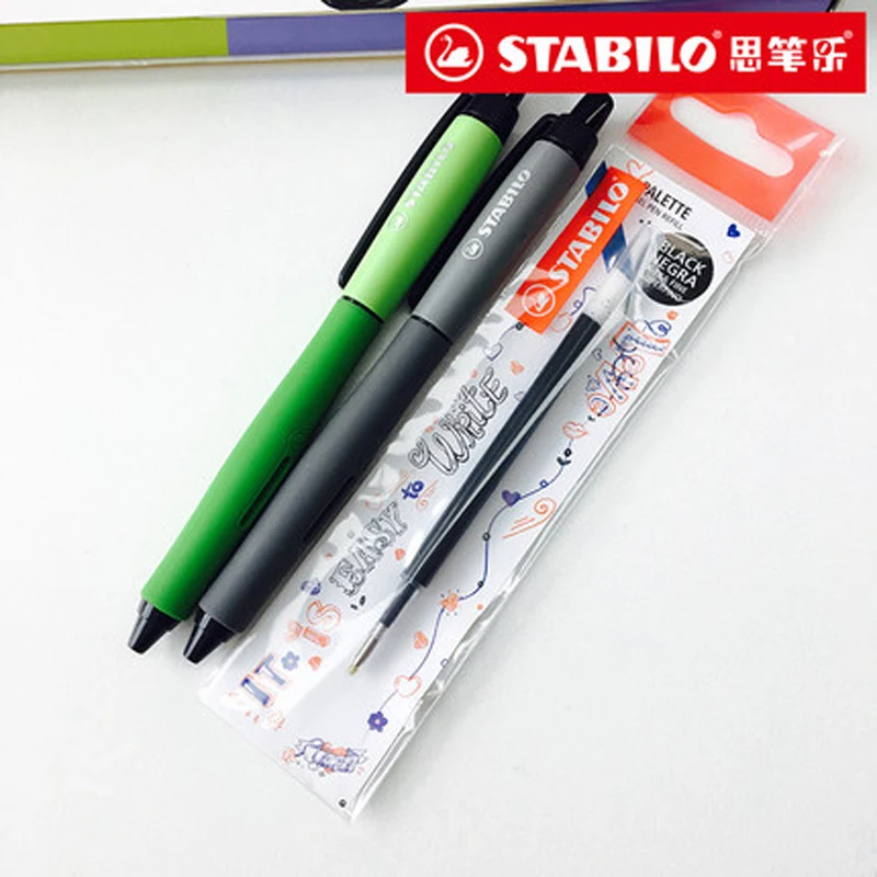 4 шт./партия Заправка для гелевой ручки для Stabilo 268 мягкая и гладкая ручка для офиса или школы толщина 0,5 мм