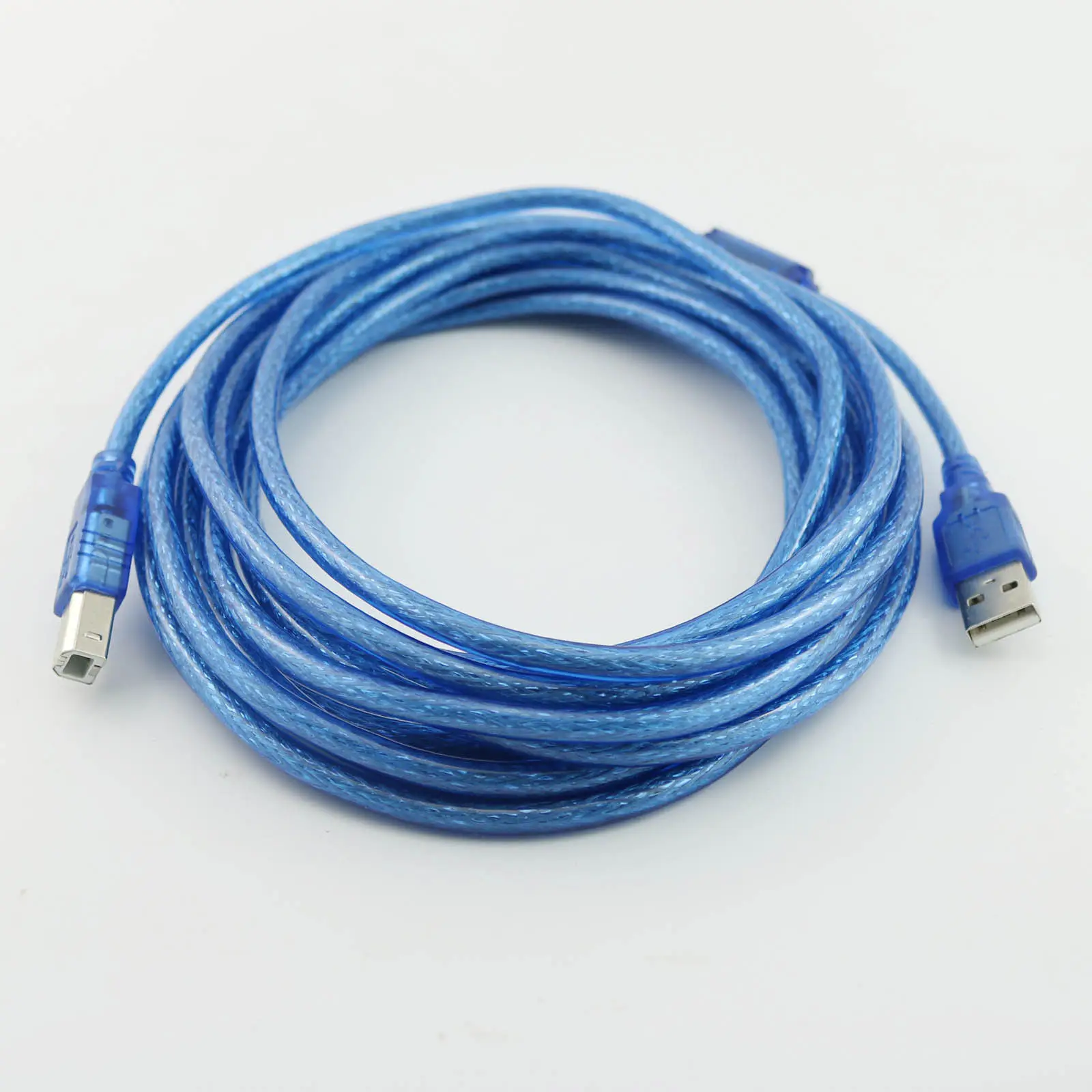 1 шт. синий USB 2 0 Тип A штекер в B Мужской Принтер Сканер кабель переходника 5