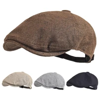 new mens summer berets outdoor breathable newsboy cap spring flat hats solid duckbill hat vintage gatsby beret caps women