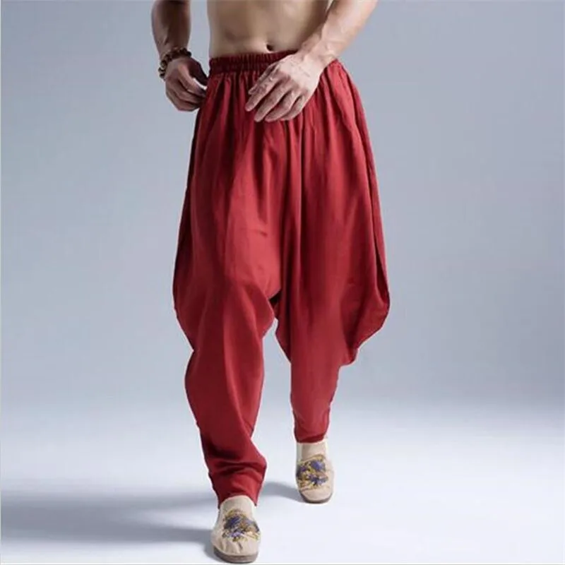 

Herbst Baumwolle Leinen Casual Harem Hosen Mnner Jogger Hosen Mnner Fitness Hose Mnnlichen Chinesischen Traditionellen H