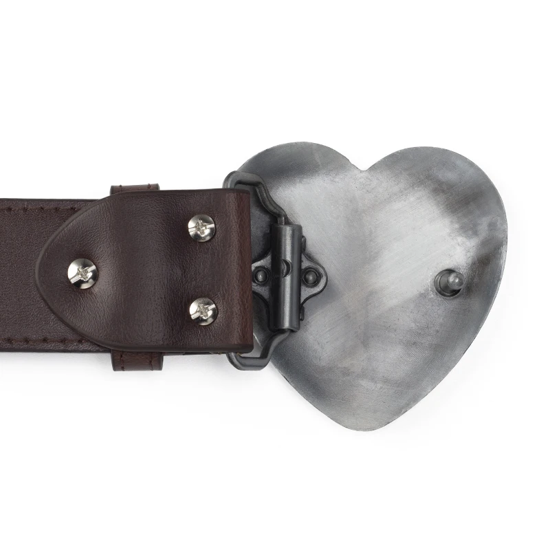 Модная металлическая пряжка для ремня в форме сердца |
