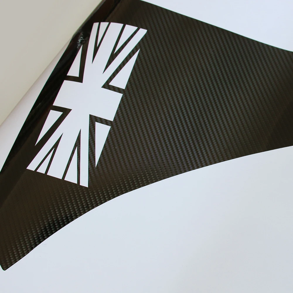 Виниловая наклейка 5D из углеродного волокна на переднее крыло боковой секции