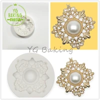 mini jewelry pearl design silicone mold fondant chocolate candy cake mould cake decorating bakeware kitchen accessories