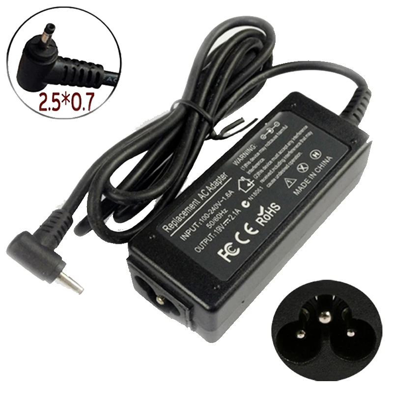 Зарядное устройство для ноутбуков 19 в 2 1 А AC asus EeePC X101CH T101H 1005HAB PC 1005 1005HA 1005PE 1201AC 1001HA