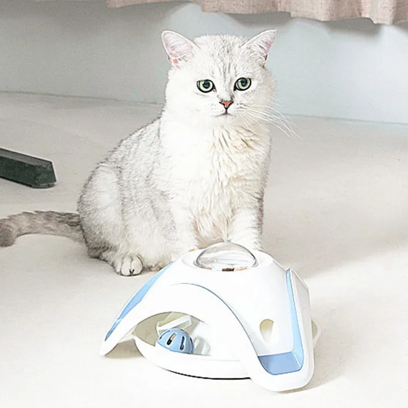 Домашние Животные Кошки Собаки Интерактивная забавная пищевая утечка