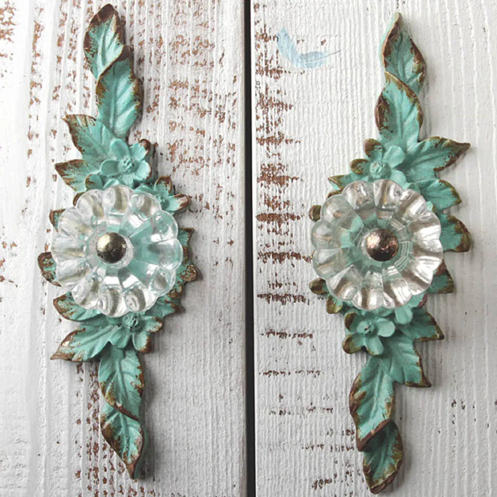 Ручка в европейском стиле ретро для образцов цветов дизайнерская ручка шкафа