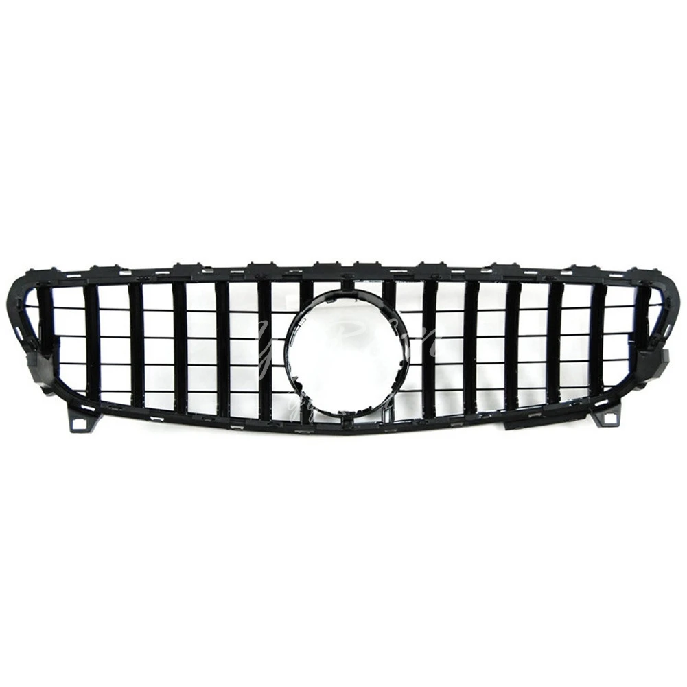 

for Mercedes Benz W176 Front Hood GTR Look Grill A200 A250 AMG Black 2016 -2018