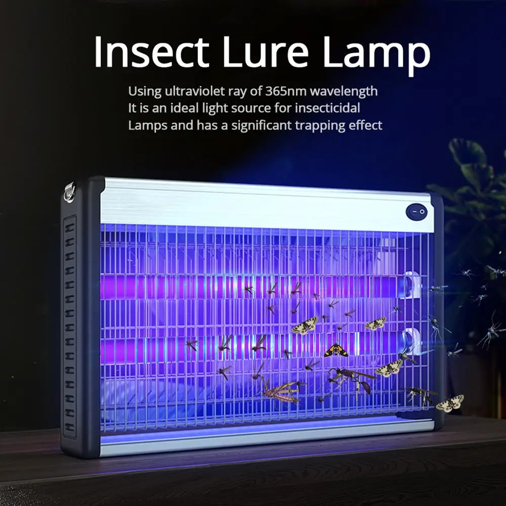 Ультрафиолетовая лампа кварцевая черного цвета с функцией обнаружения денег