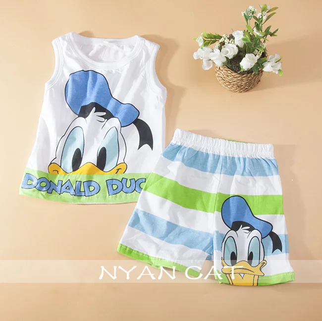 Распродажа летние комплекты для малышей майка с Минни и шорты хлопковая одежда