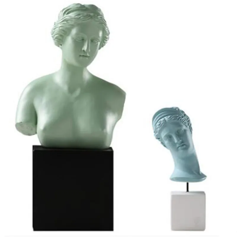 

Venus Goddess Bust Art Sculpture Statue Home Decoration Nordic Style Resin Craftwork Roman Mythology