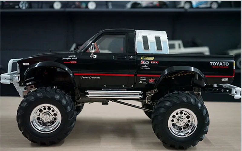 HG 1/10 черный P407 Пикап 4*4 Радиоуправляемый автомобиль с дистанционным управлением