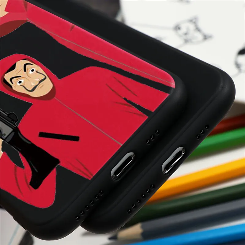 Испания ТВ деньги Heist дом бумага La Casa de papel чехол для iPhone 11 Pro Max XR X XS макс 7/6/6S/8 Plus 5 5s