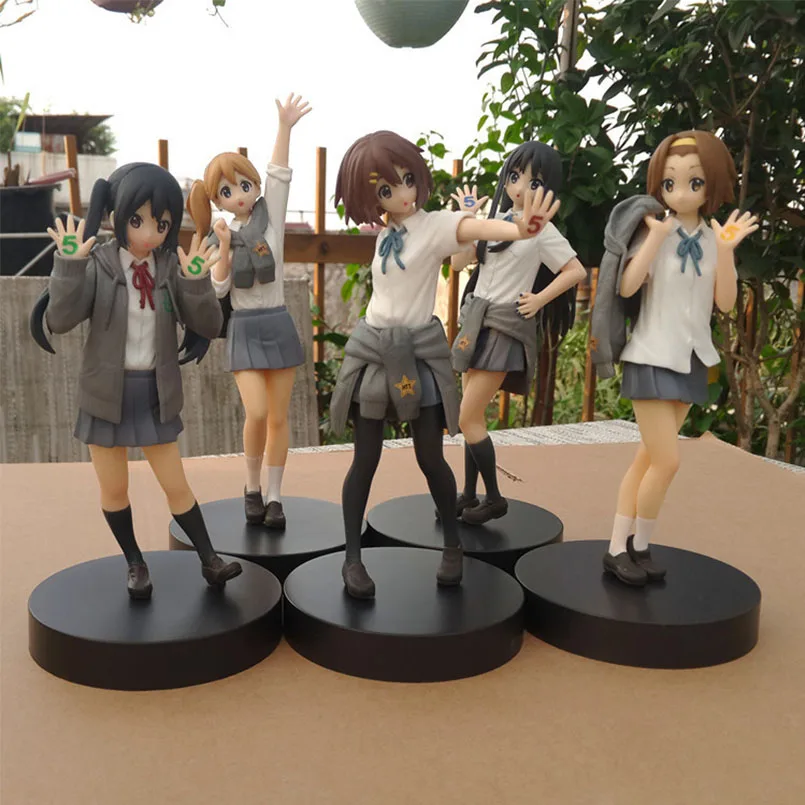 18 см аниме K ON 5 й юбилей Akiyama Mio Tainaka Ritsu Kotobuki Tsumugi куклы из Адзуса Накано ПВХ Фигурки