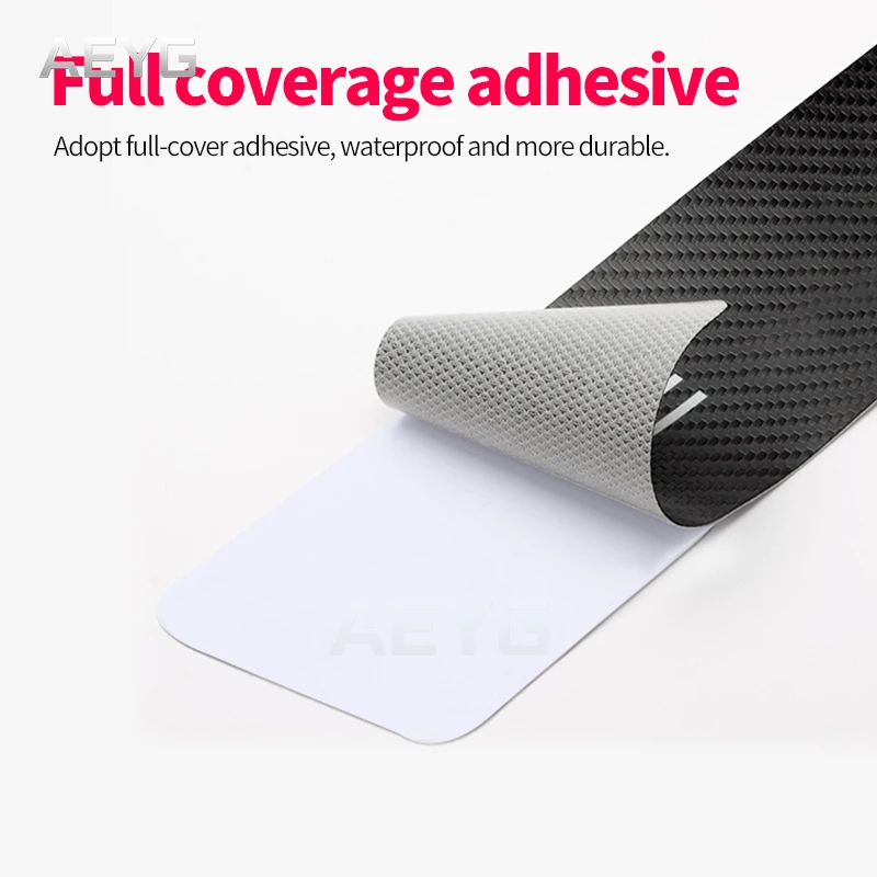 Защита порога автомобиля из углеродного волокна защитные кожаные наклейки