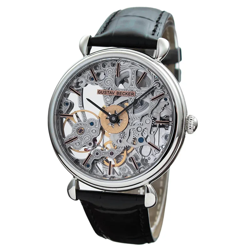 Часы мужские механические водонепроницаемые с сапфировым стеклом 50 м|Мужские